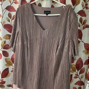 Tri Color Crinkle Dress